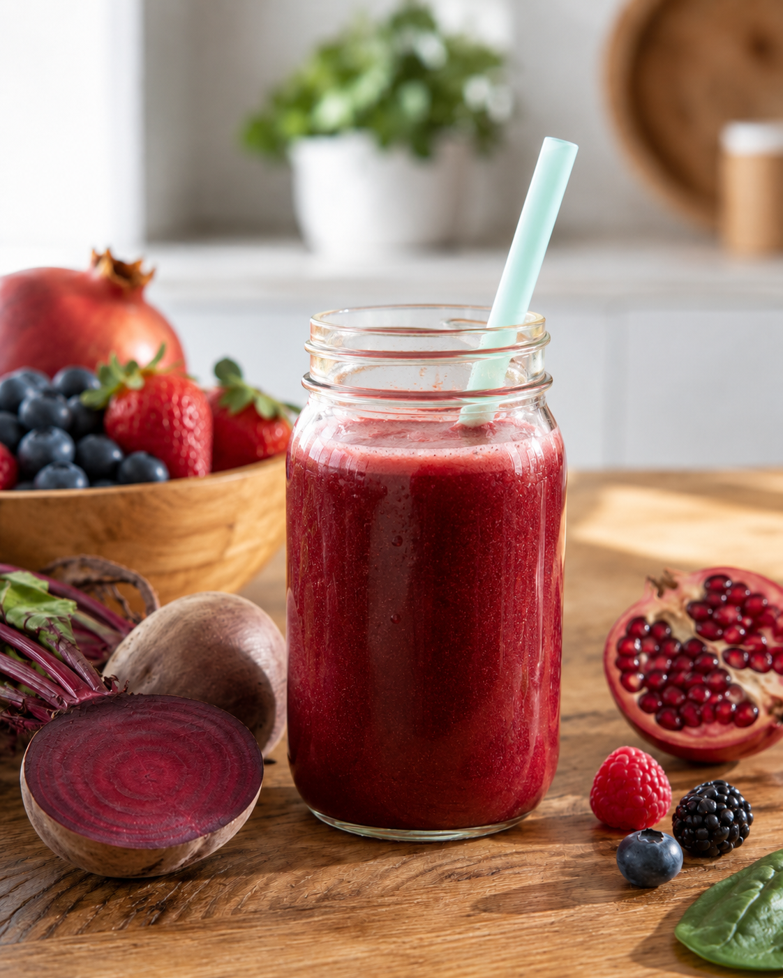 MAXX Organics RED, blended and ready to drink
