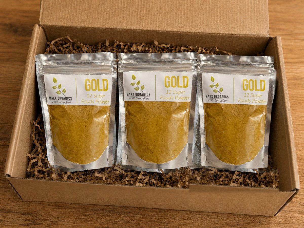 The 90-Day GOLD · Three Pouches